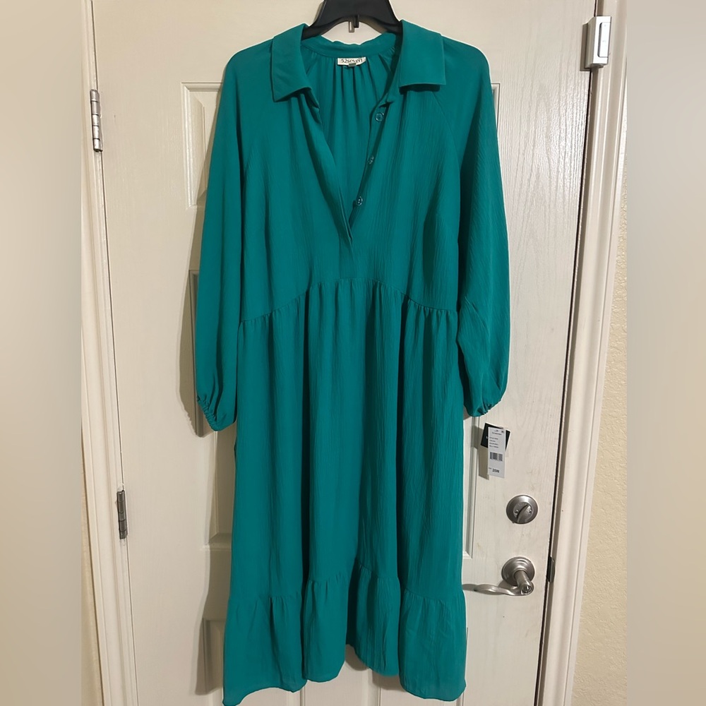 52 Seven Green Dress